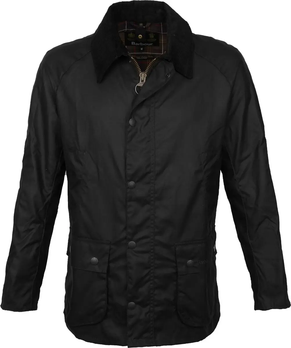 Barbour Ashby Wax Jas Navy - Maat L - Heren - Wax jassen