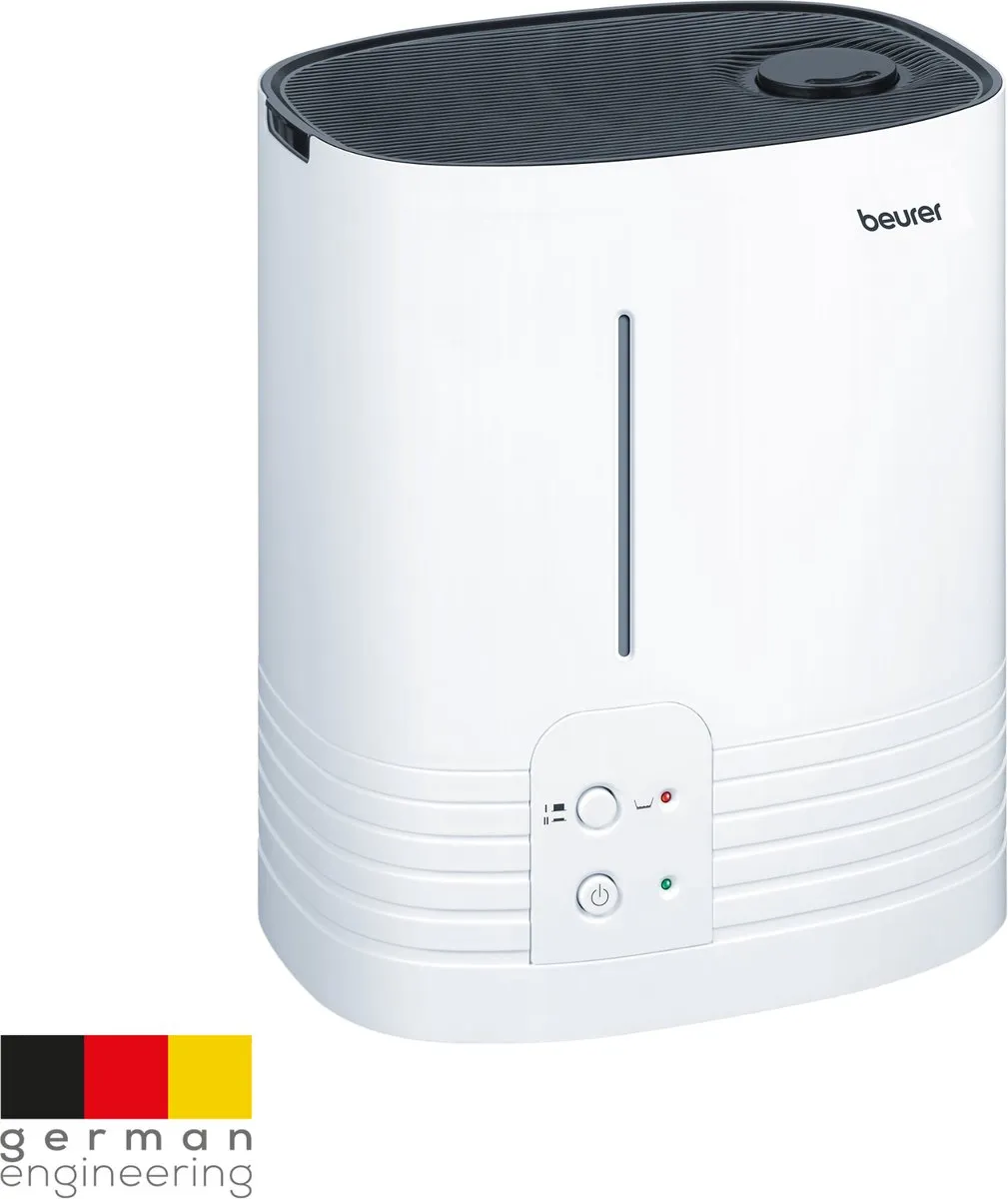 Beurer LB 55 Luchtbevochtiger – Warmwater verdamping – Tot 50 m2 – 6 L waterreservoir – 2 Standen – 3 Jaar garantie - Wit