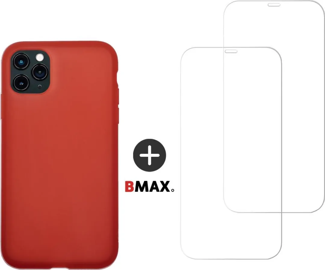 BMAX iPhone 11 Pro Max Telefoonhoesje Rood