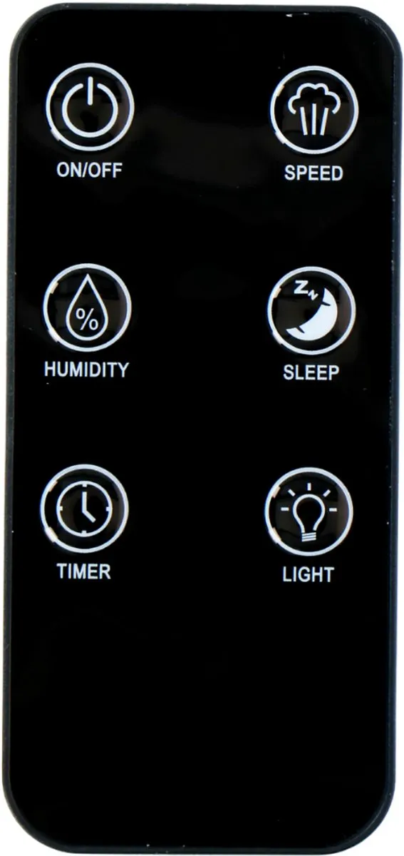 Grundig Luchtbevochtiger HD-1903A - Ultrasone Lucht Bevochtiger 4,3L - met Timer en Nachtlamp - Incl. Afstandsbediening - Zwart