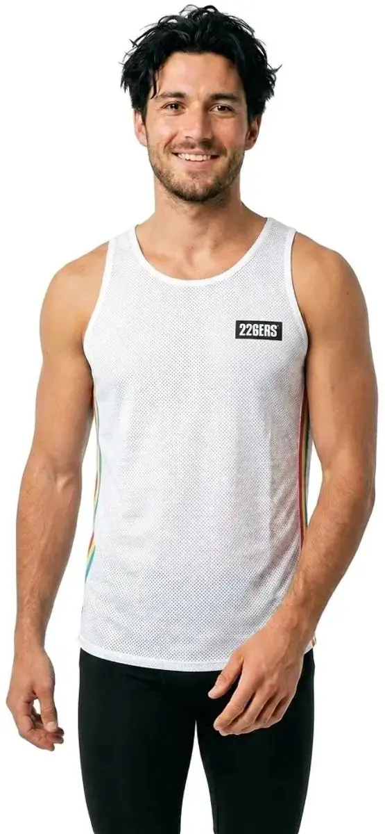 226ERS Side Slim Flag Tanktop - Wit - XL - afbeelding 6 van 6