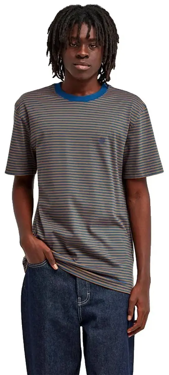 Element Icon Embroidery T-shirt Met Korte Mouwen Grijs M Man