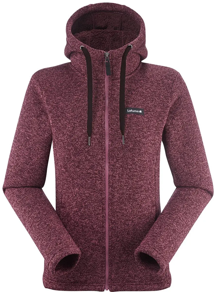 Lafuma Cali Dames Fleece met Capuchon - Wine - S - afbeelding 2 van 6
