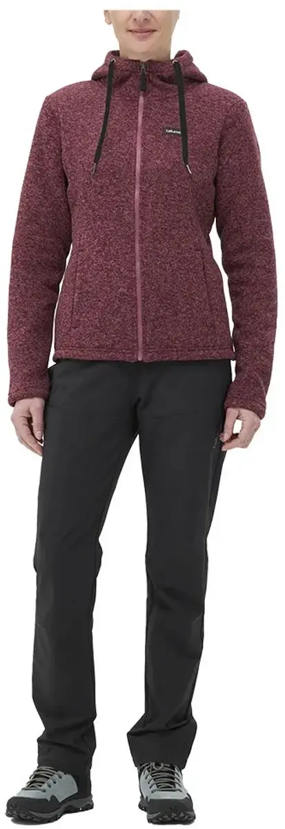 Lafuma Cali Dames Fleece met Capuchon - Wine - S - afbeelding 6 van 6
