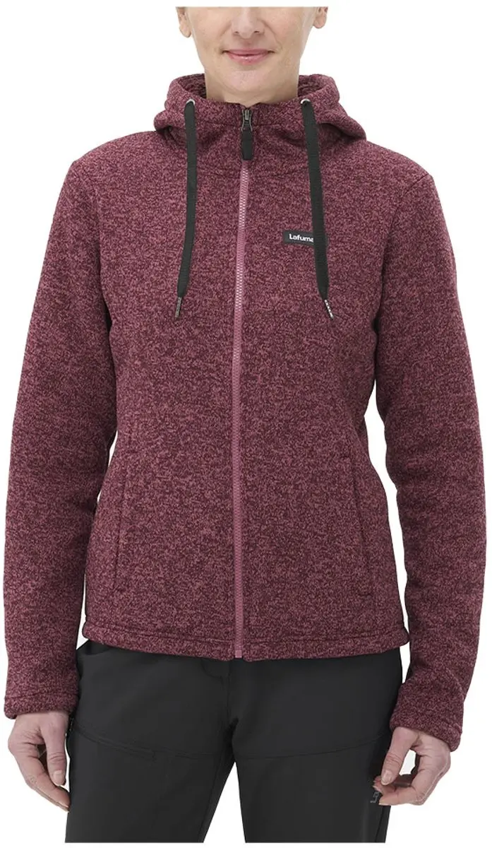 Lafuma Cali Dames Fleece met Capuchon - Wine - S