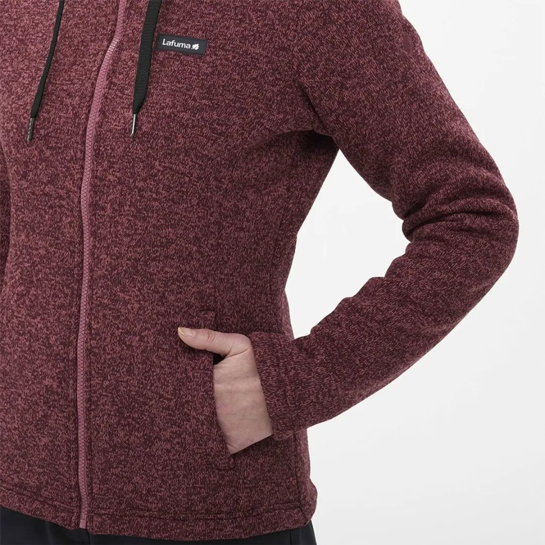 Lafuma Cali Dames Fleece met Capuchon - Wine - S - afbeelding 4 van 6
