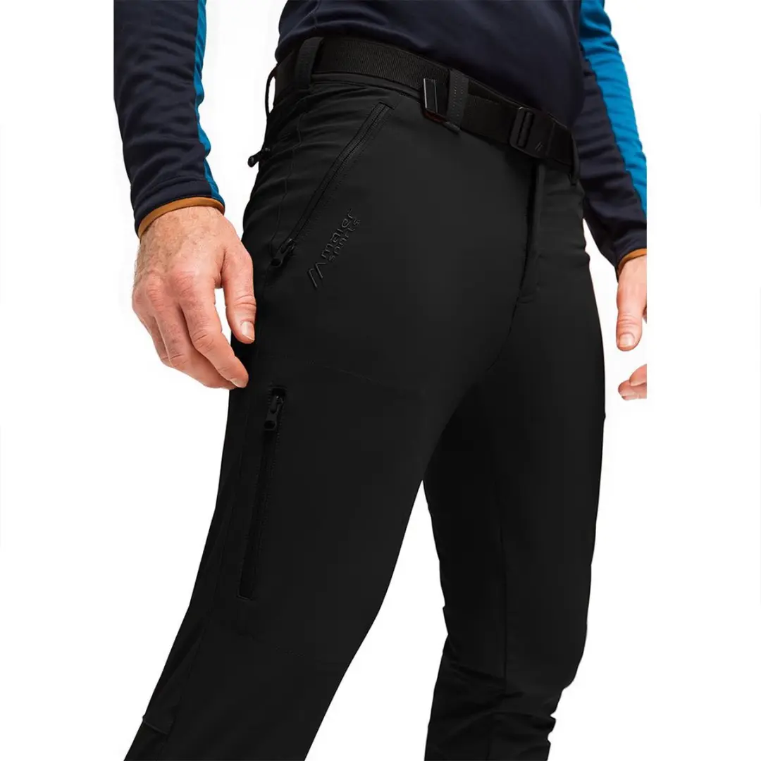 Maier Sports Naturno Slim Wandelpantalon Short - Zwart - 26 - afbeelding 5 van 6