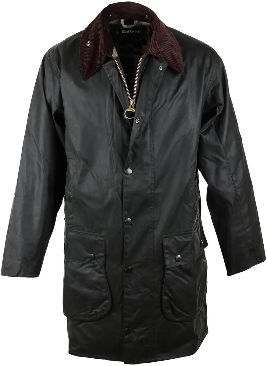Barbour Border Wax Jas Groen - Maat 46 - Heren - Wax jassen