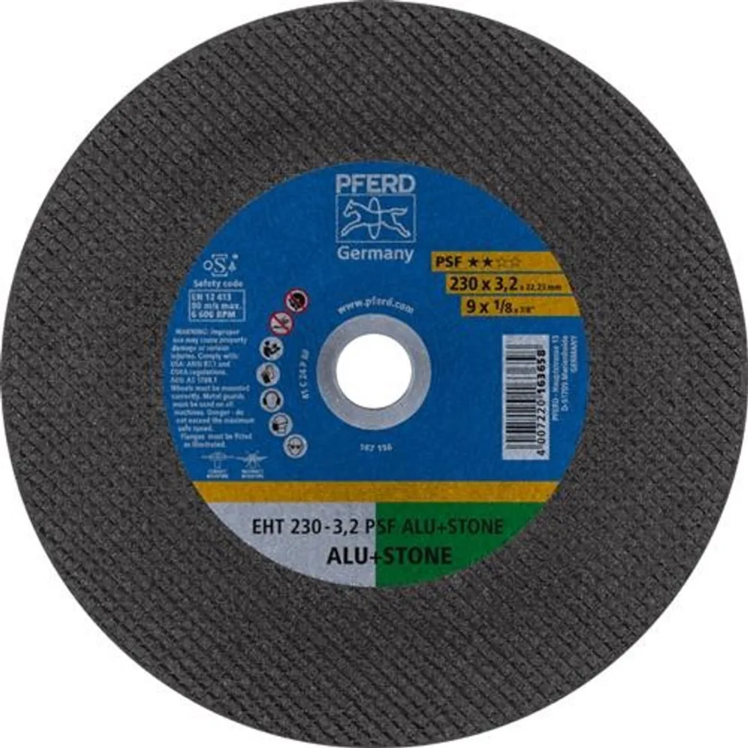 Pferd EHT PSF ALU+STONE Doorslijpschijf D230x3,2mm