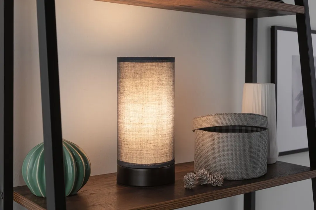 Paulmann LED Tafellamp Pia E14 25W - Zwart mat - afbeelding 6 van 6