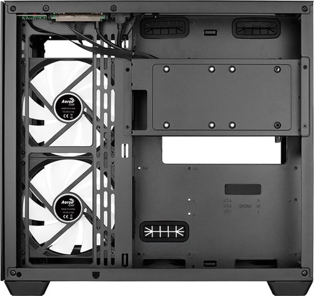 Aerocool Dryft G v2 PC-behuizing - Zwart - ATX - 6 Ventilatoren