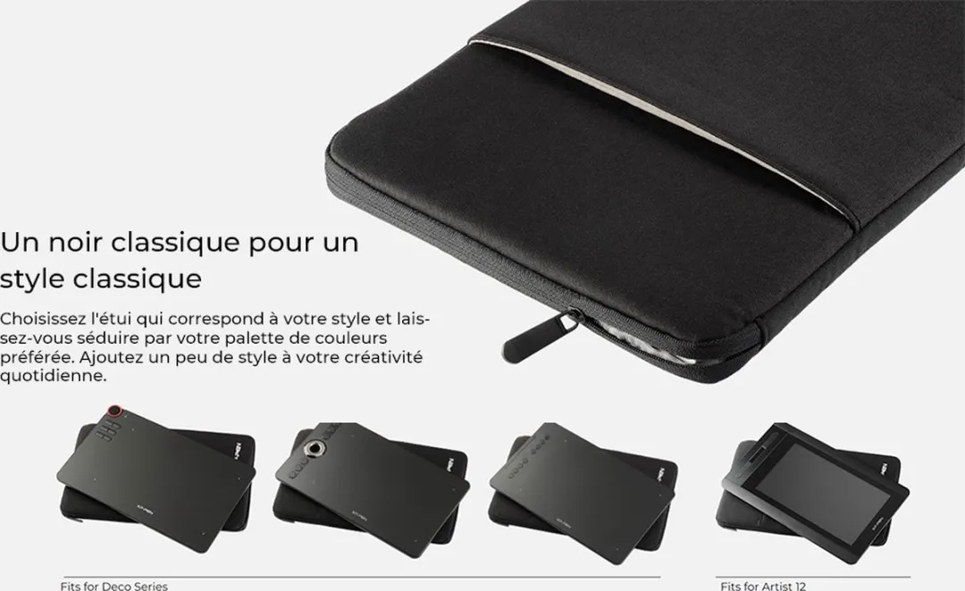 XPPen AC48 Beschermhoes 12 inch - Zwart