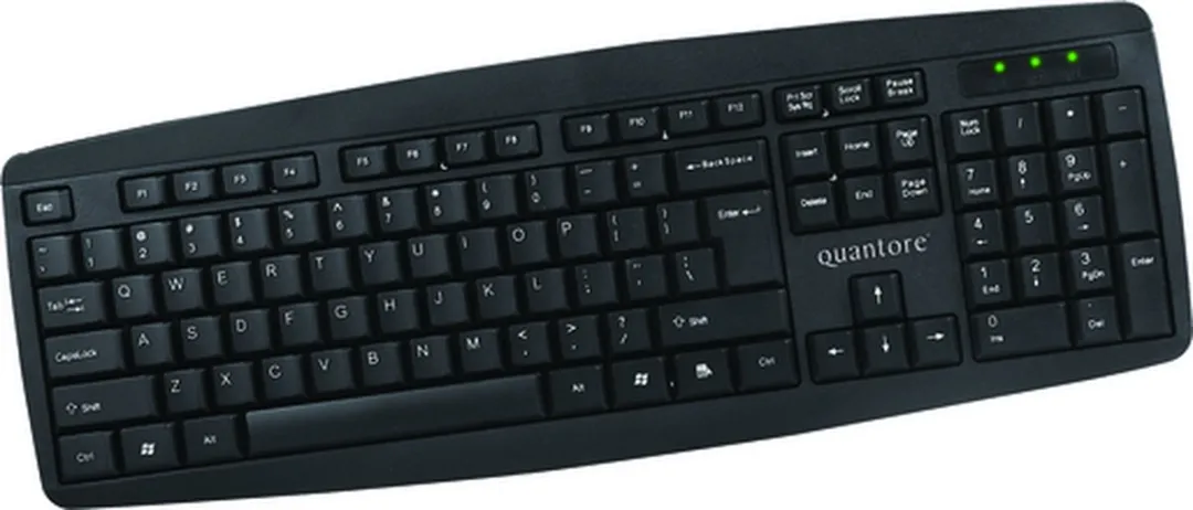 Quantore HK-6110 Toetsenbord - USB QWERTY - Zwart