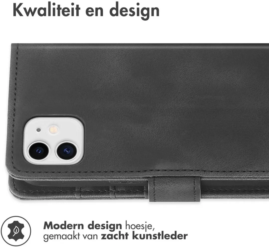 Imoshion Bookcase Hoesje iPhone 11 - 3 Pasjes - Zwart
