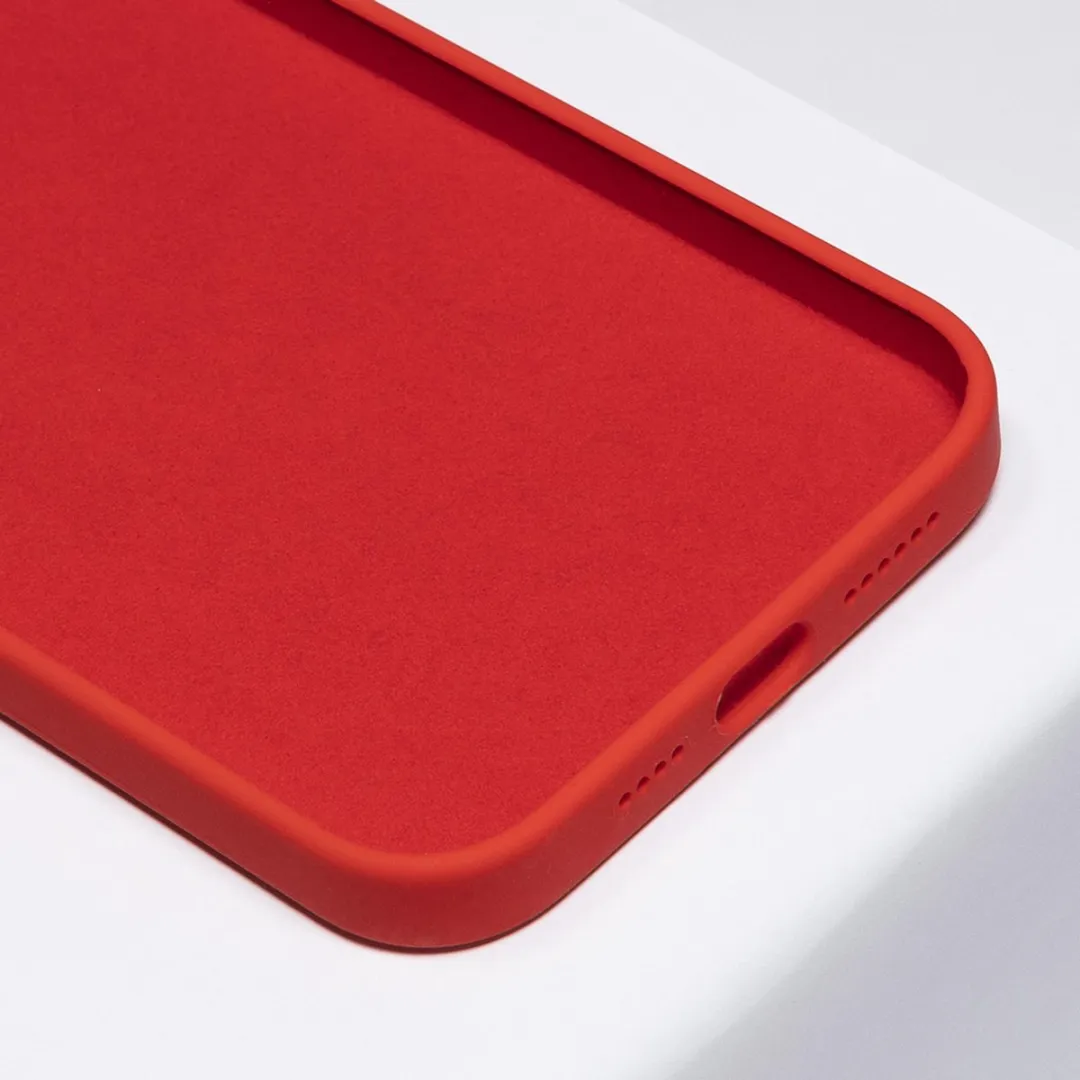BMAX Siliconen Hoesje iPhone 12 Pro Max - Rood - BMAX8832499 - afbeelding 6 van 6