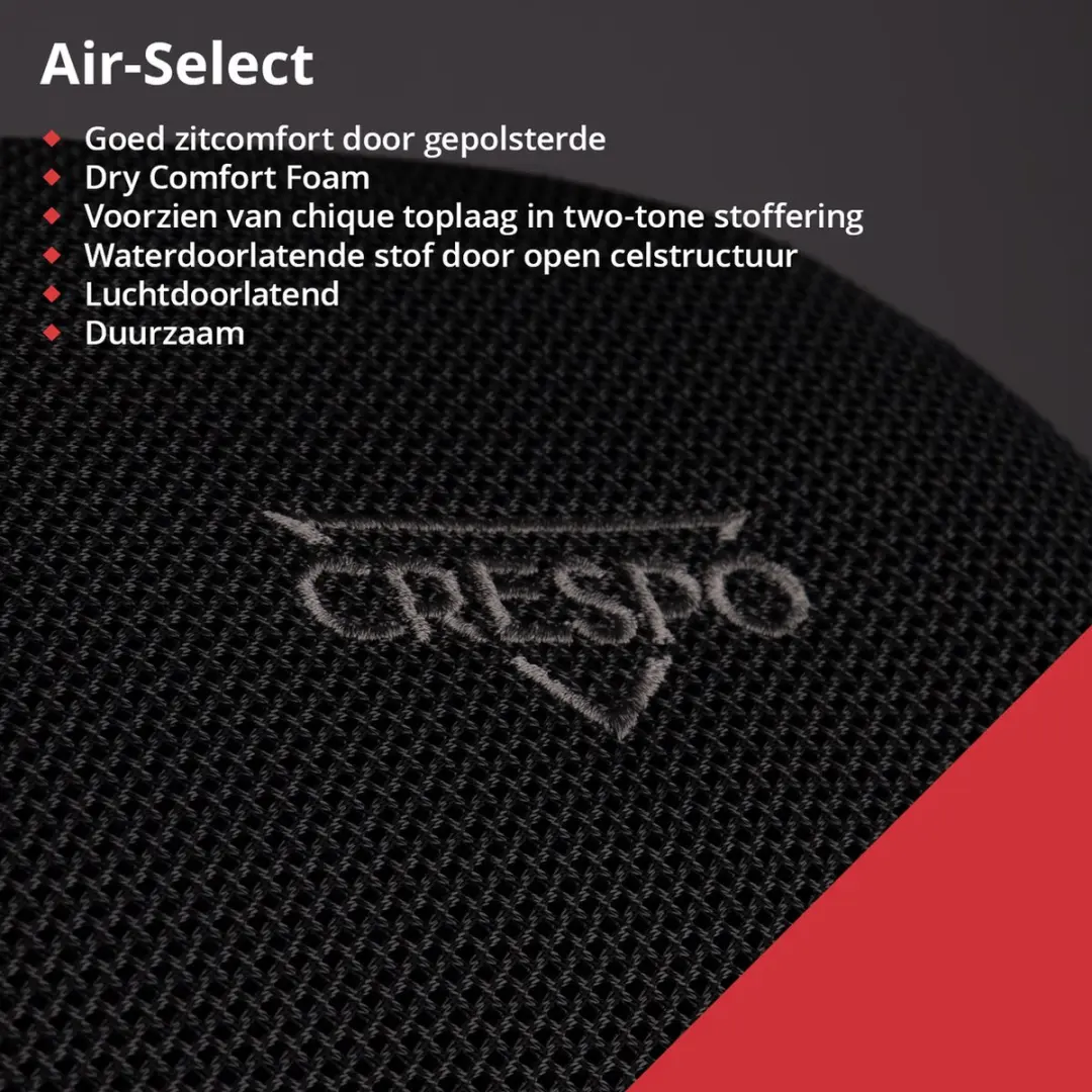 Crespo AP/411 Air-Select Voetenbank - Grijs - afbeelding 3 van 6