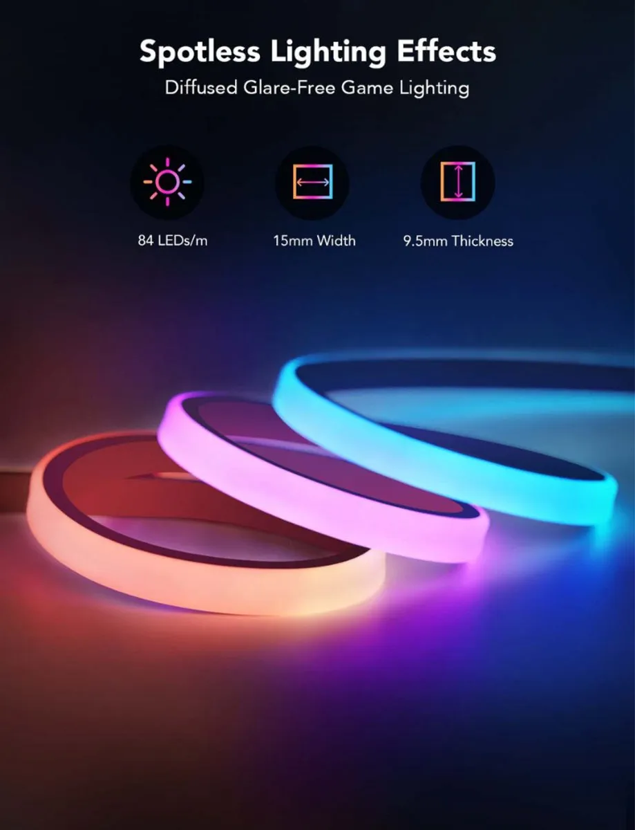 Govee Neon Rope Light RGBIC 3m - Wit