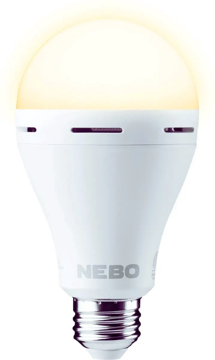 Zelf Opladende E27 LED Noodlamp Blackout Backup Lamp Oplaadbaar + Portable Power