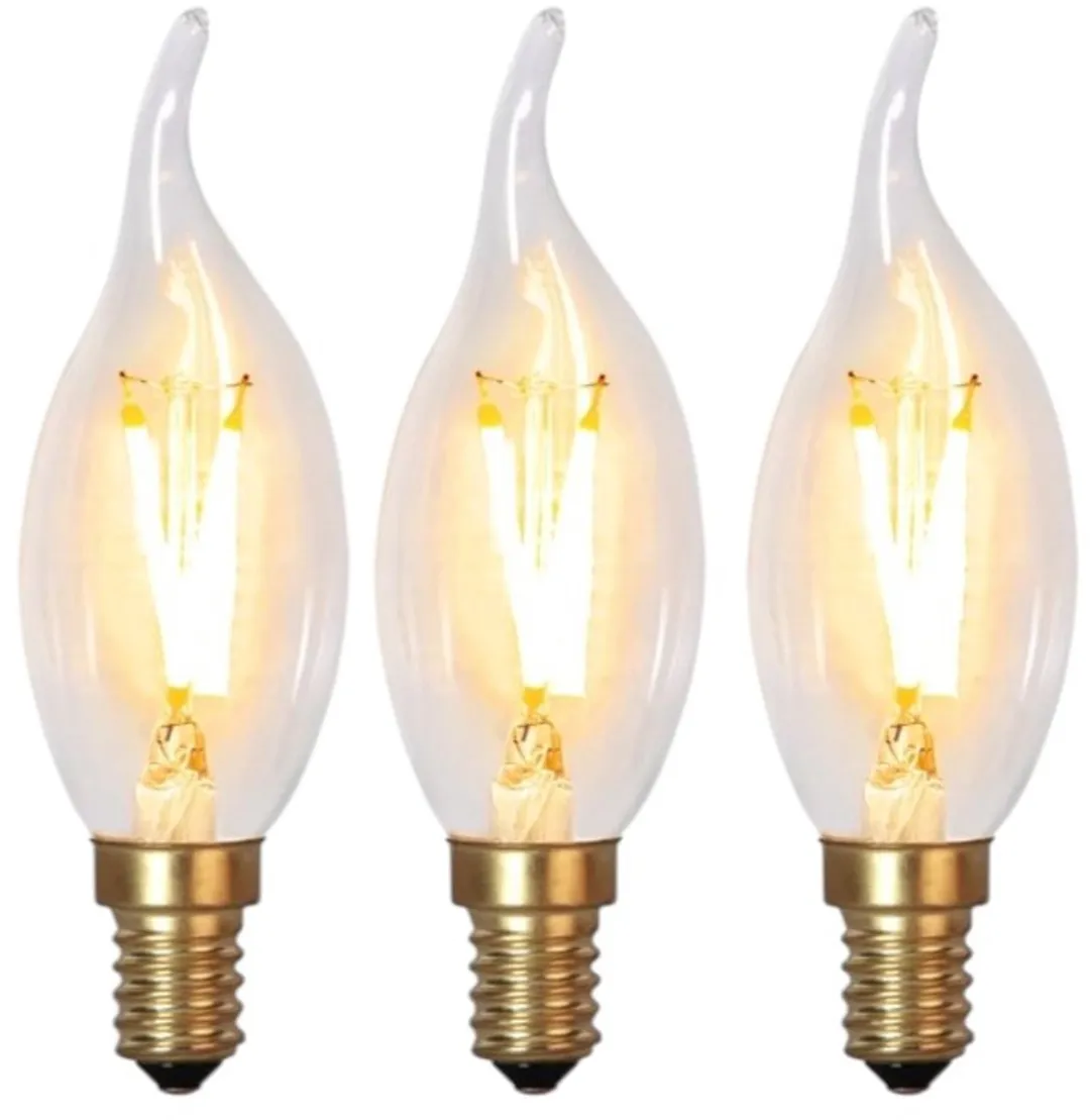 Star Trading Soft Glow Kaarslamp E14 0,5W - 3 Stuks