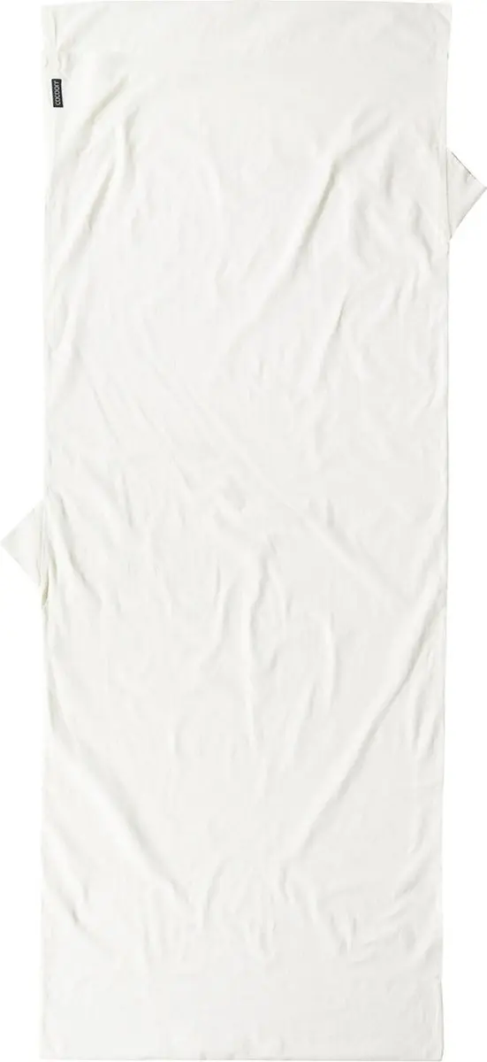 Cocoon Binnenslaapzak Mamo Travelsheet 220 X 88 Cm Katoen Wit
