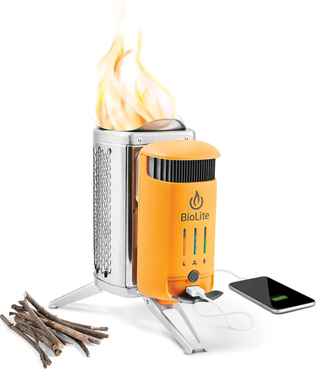BioLite CampStove 2+ CSC0200 Kookstel - Metal/Oranje - afbeelding 4 van 6