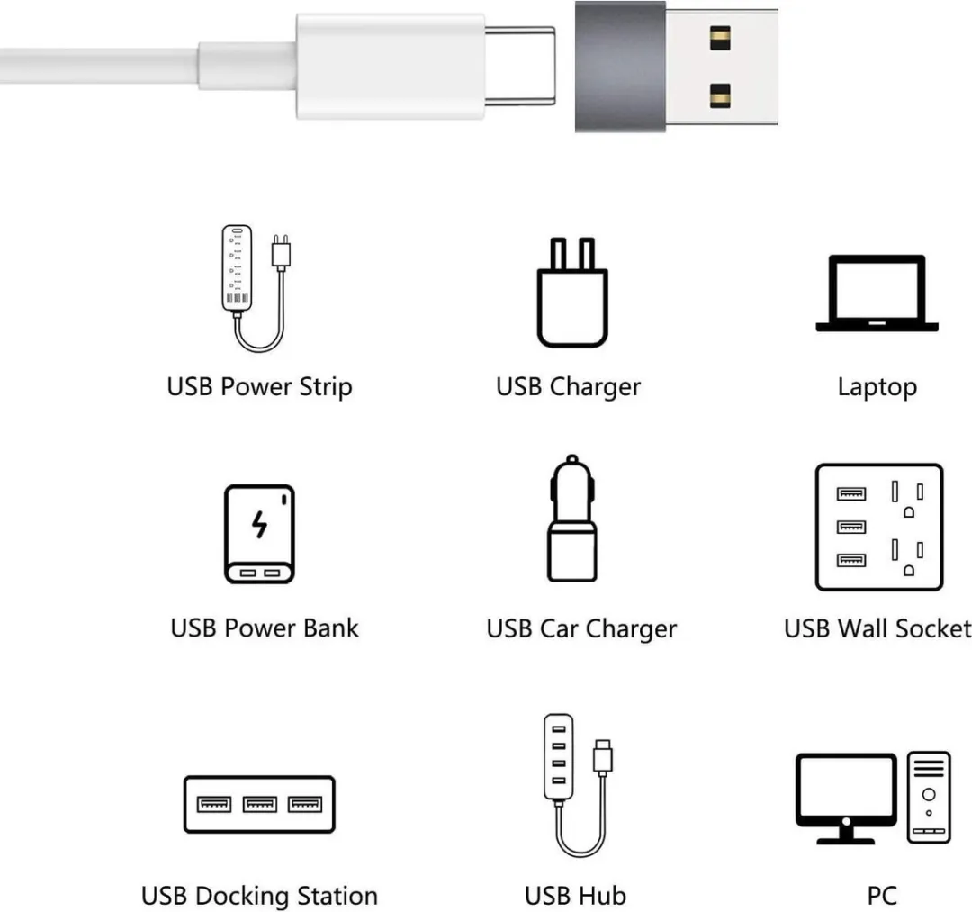 NÖRDIC C-OTG1 USB-C naar OTG Adapter - Grijs