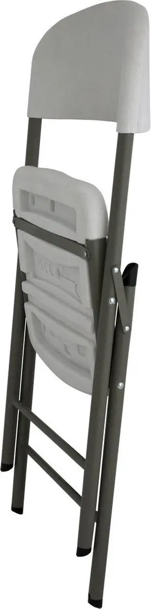 Eurotrail Pavillon Campingstoel - 120kg - Wit/Grijs - afbeelding 2 van 2