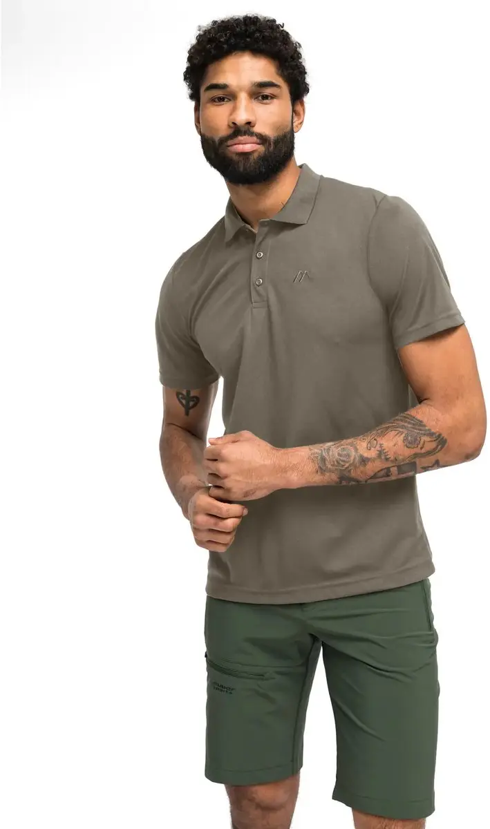 Maier Sports Ulrich Polo - Teak - 8XL - afbeelding 2 van 6