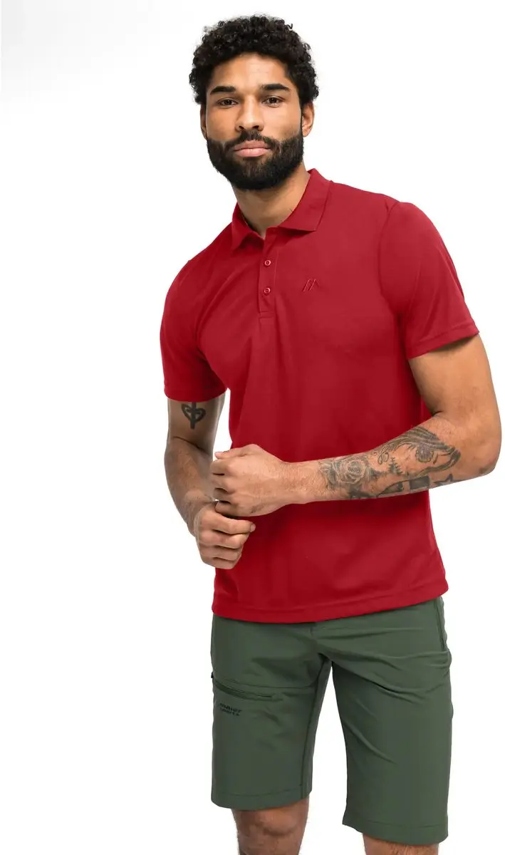 Maier Sports Ulrich Polo - Teak - 8XL - afbeelding 6 van 6