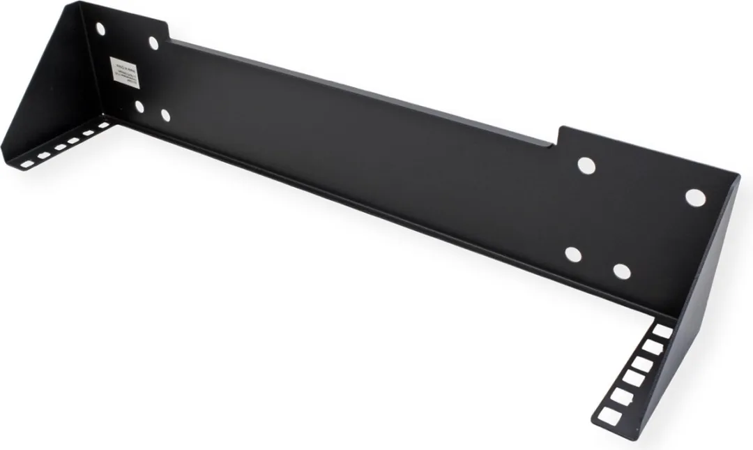 Value 19" Wand-/Ondersteuningsbeugel 2 HE - Zwart - afbeelding 2 van 6