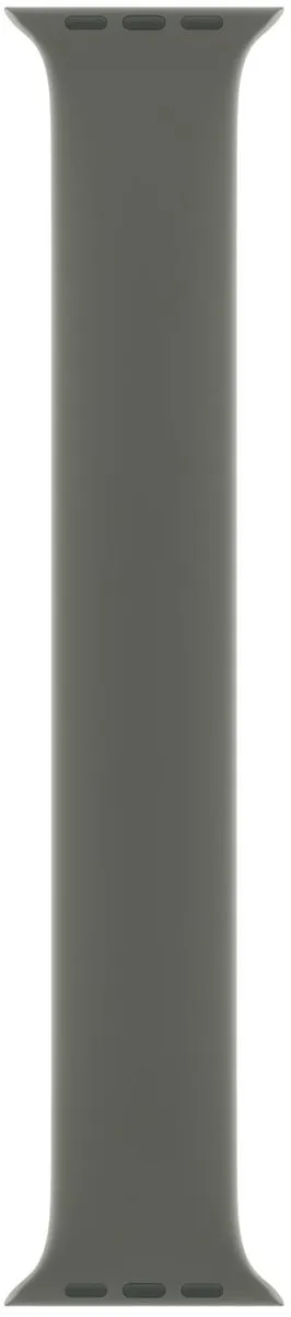 Apple Siliconen Solobandje Apple Watch - One Size - Olive