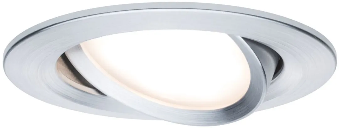 Paulmann Nova Coin LED-inbouwlamp 3x6W 470lm 84mm - 2700K - Alu gedraaid