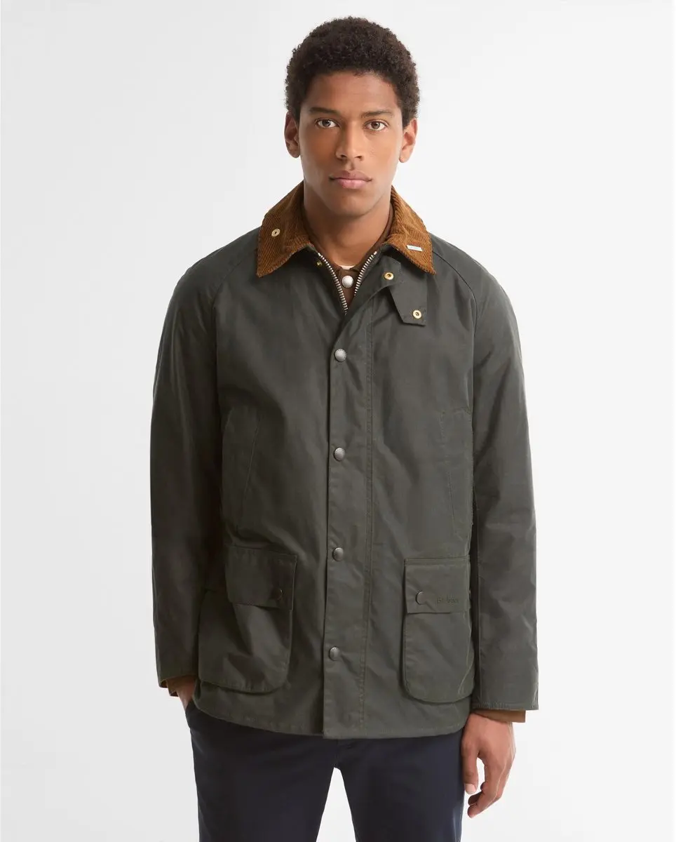 Barbour Ashby Wax Jas Sage - Maat XL - Heren - Wax jassen