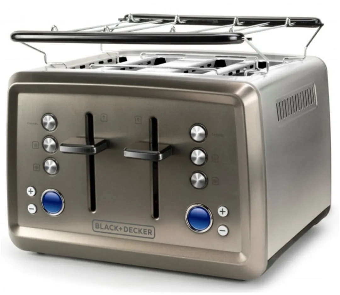 BLACK+DECKER BXTO1960E Broodrooster 4 Sleuven 1960W