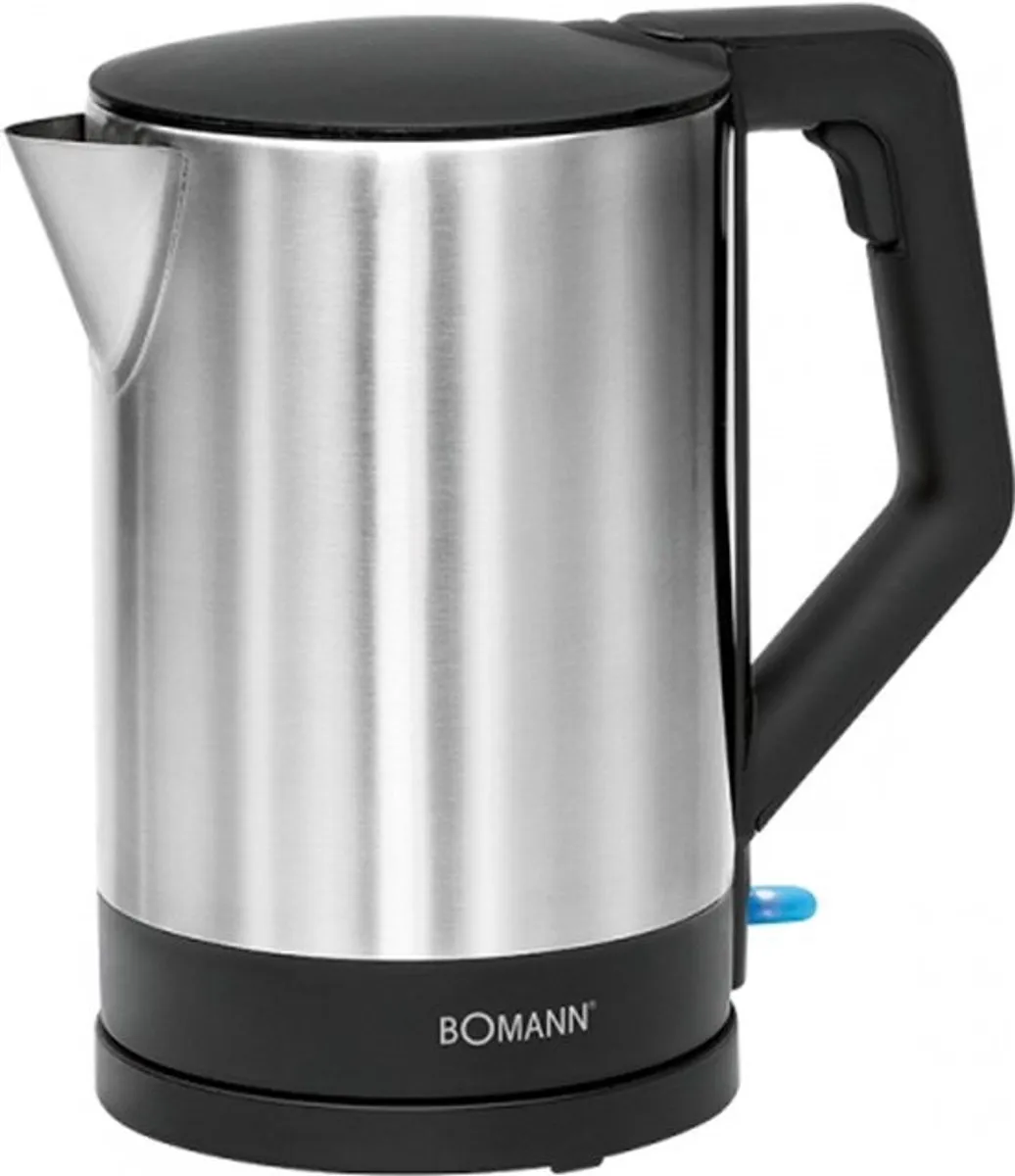 Bomann WKS3002CB Waterkoker 1.5L - 2200W - RVS/Zwart