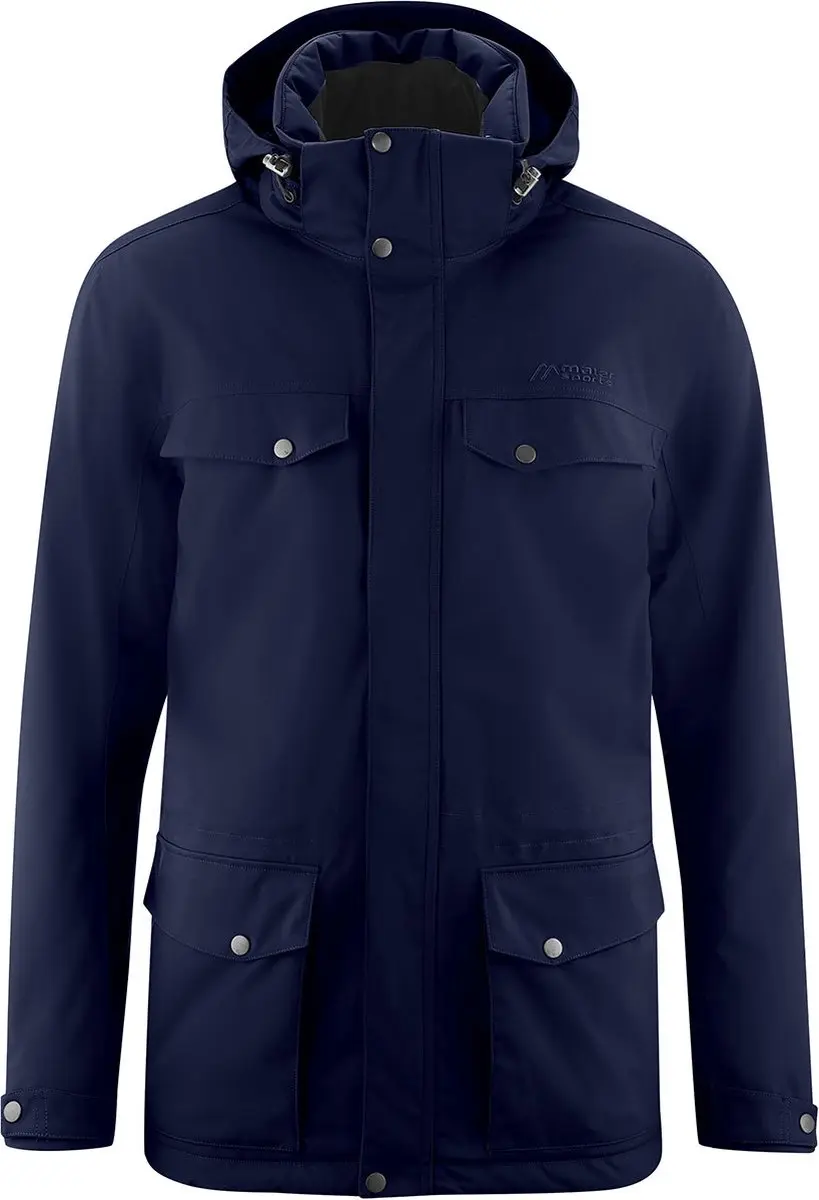 Maier Sports Knuth Capuchonjack - Night Sky - Maat 52 - afbeelding 3 van 3
