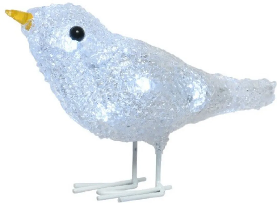 Lumineo Witte Vogels Lichtsnoer - 3 Stuks