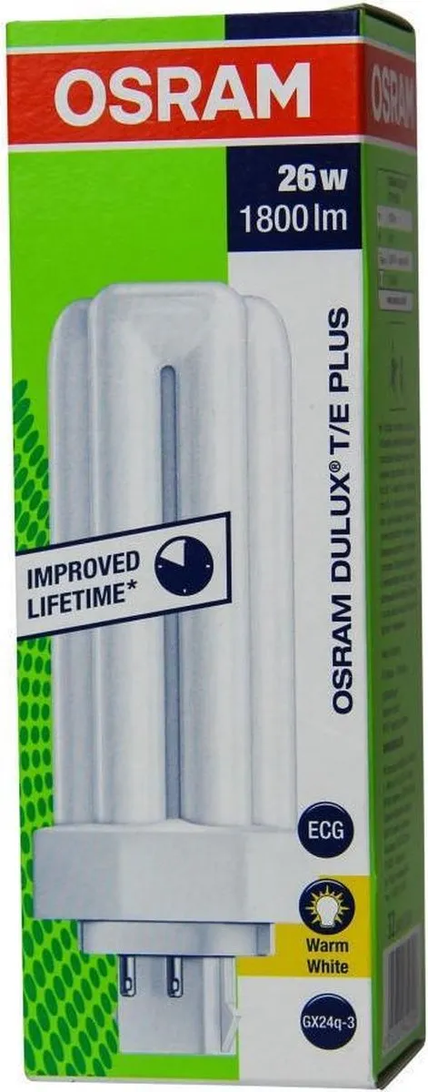 Osram Dulux Spaarlamp GX24 26W - Mat - afbeelding 6 van 6
