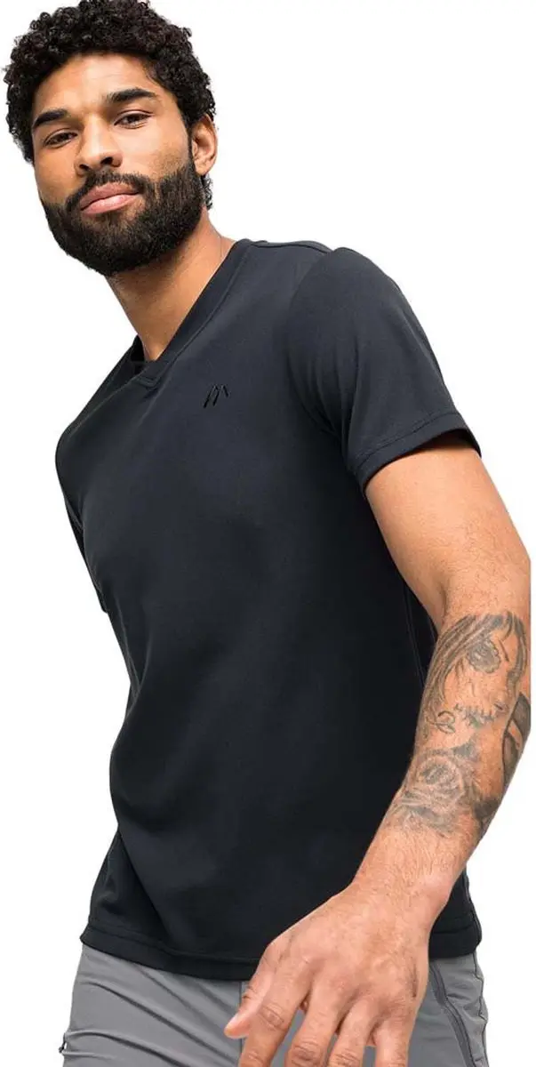 Maier Sports Wali T-shirt Zwart
