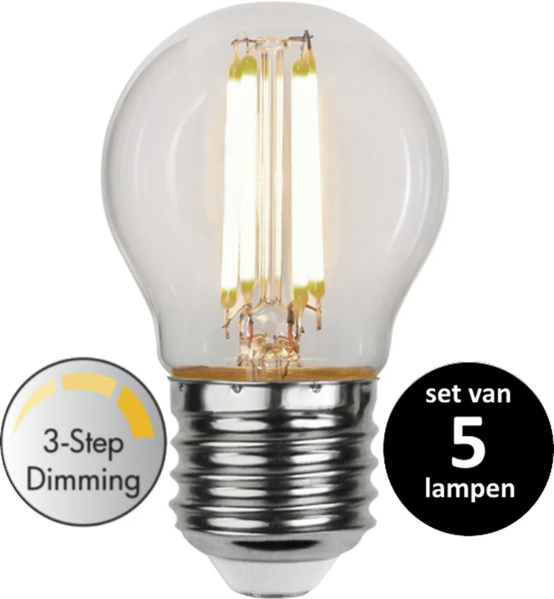 Star Trading Kogel LED Lamp 4.2W - 5 Stuks