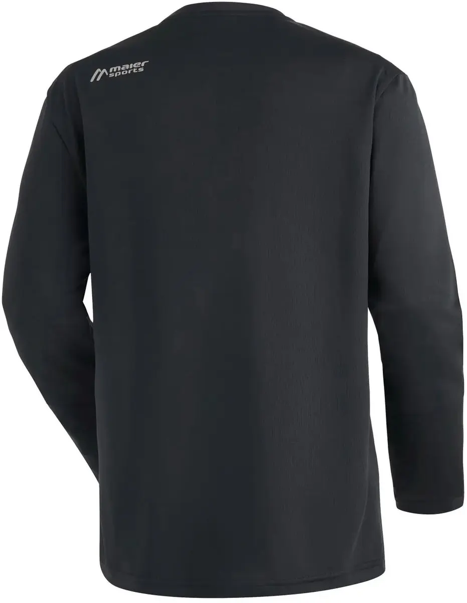 Maier Sports MS Fav Dames T-shirt Lange Mouwen - Zwart - M - afbeelding 6 van 6