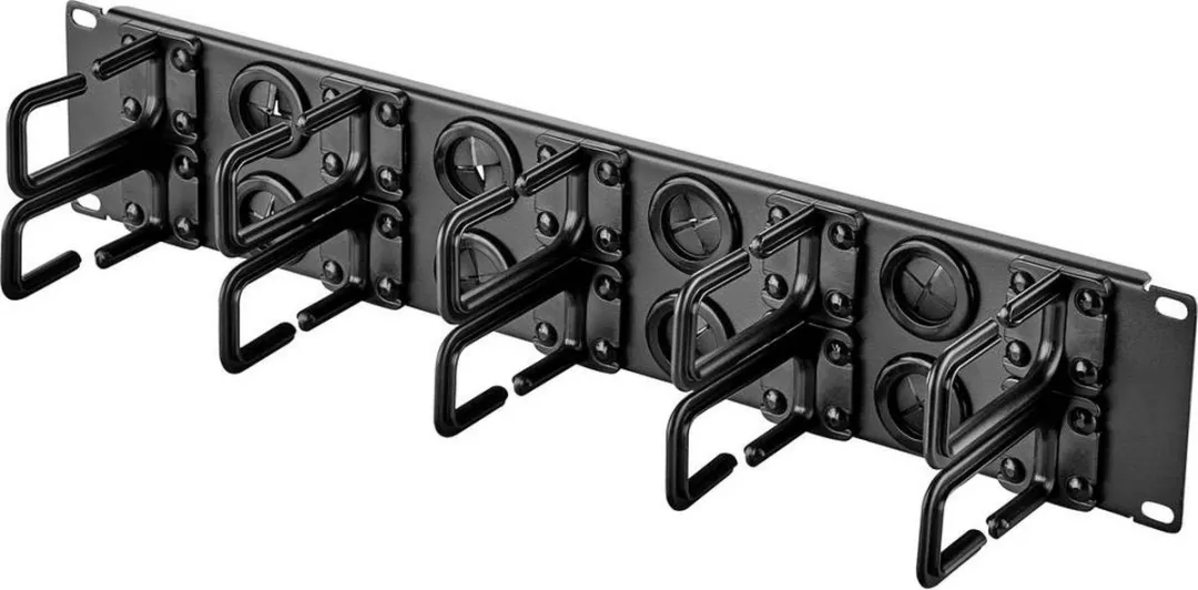 Renkforce RF-3525040 Kabelgeleiding 19" 2HE - Zwart