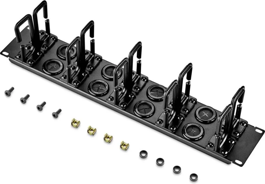Renkforce RF-3525040 Kabelgeleiding 19" 2HE - Zwart