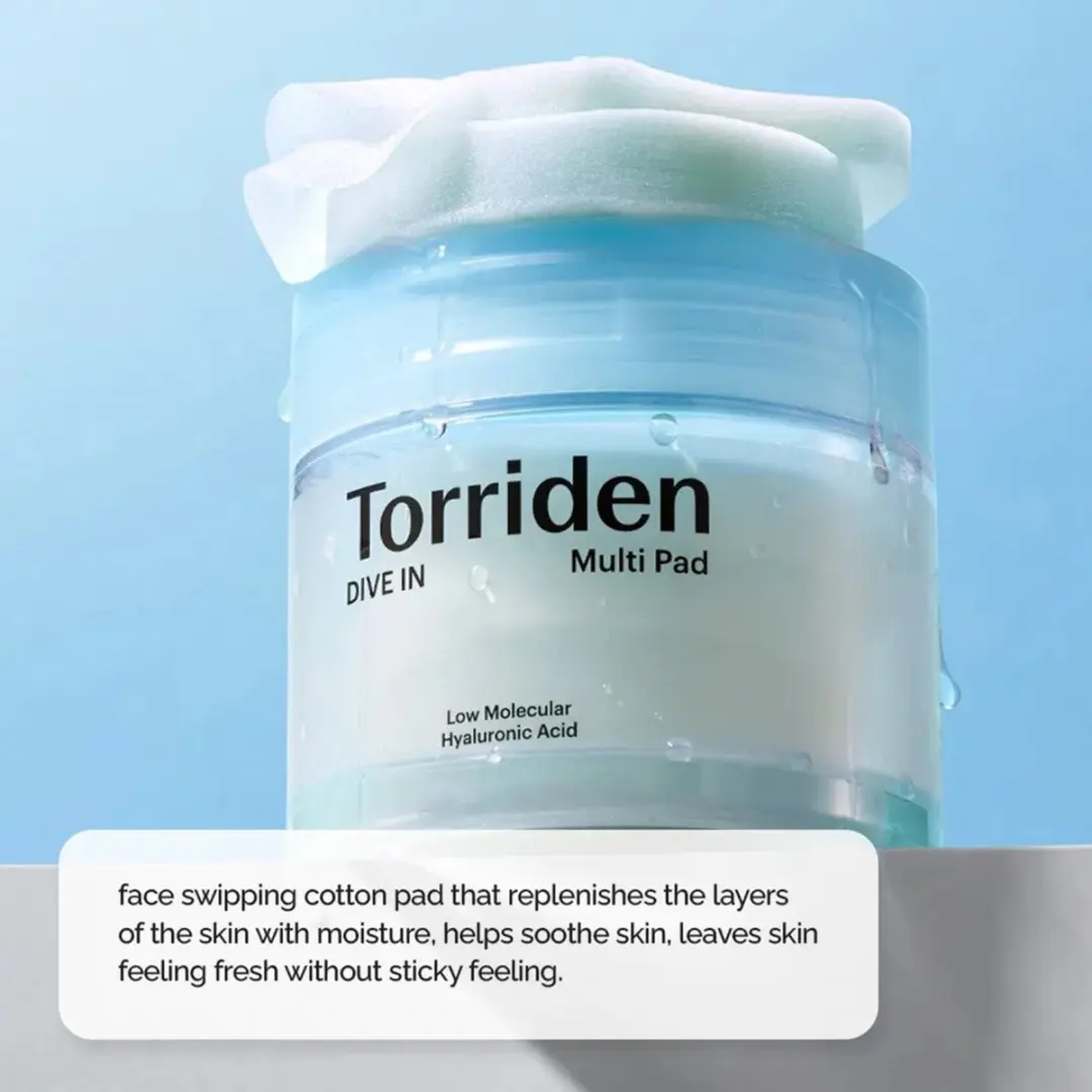 Torriden DIVE-IN Laagmoleculair Hyaluronzuur Multi Pads - 80 stuks - afbeelding 3 van 6