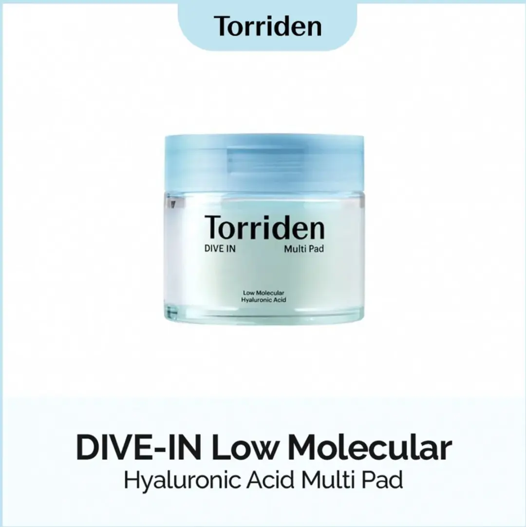 Torriden DIVE-IN Laagmoleculair Hyaluronzuur Multi Pads