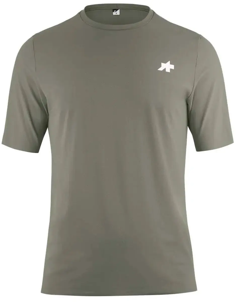 Assos Post Ride T5 T-shirt Met Korte Mouwen Groen L Man