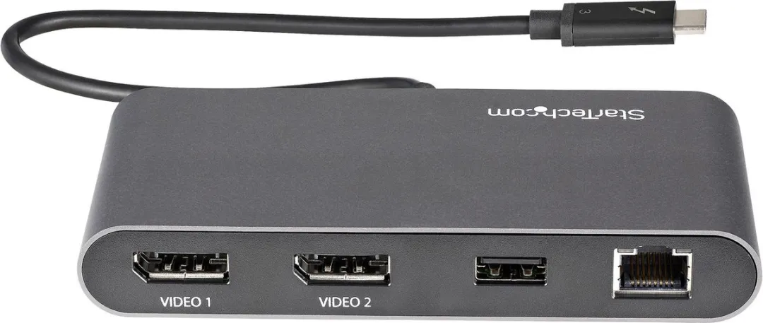 Startech TB3DKM2DPL Dockstation 4K - Zwart
