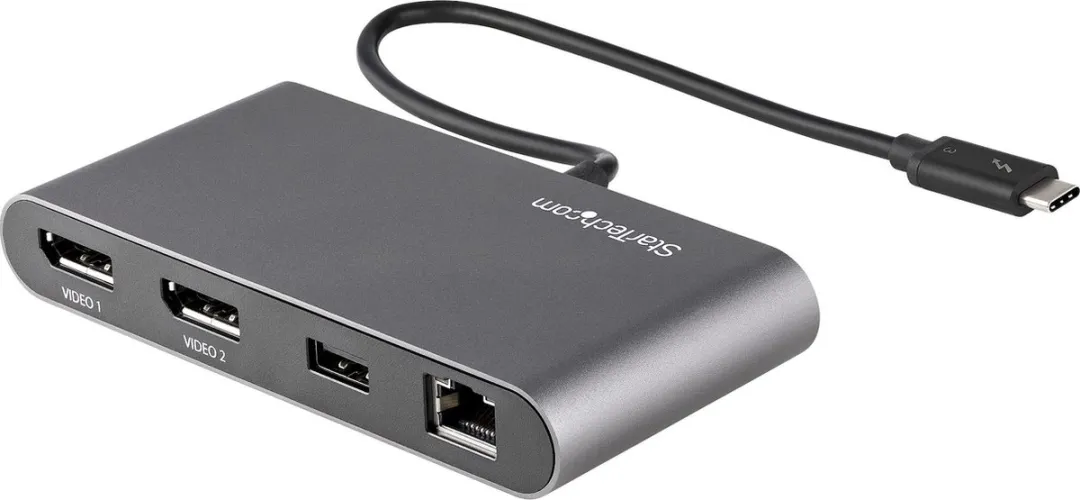Startech TB3DKM2DPL Dockstation 4K - Zwart