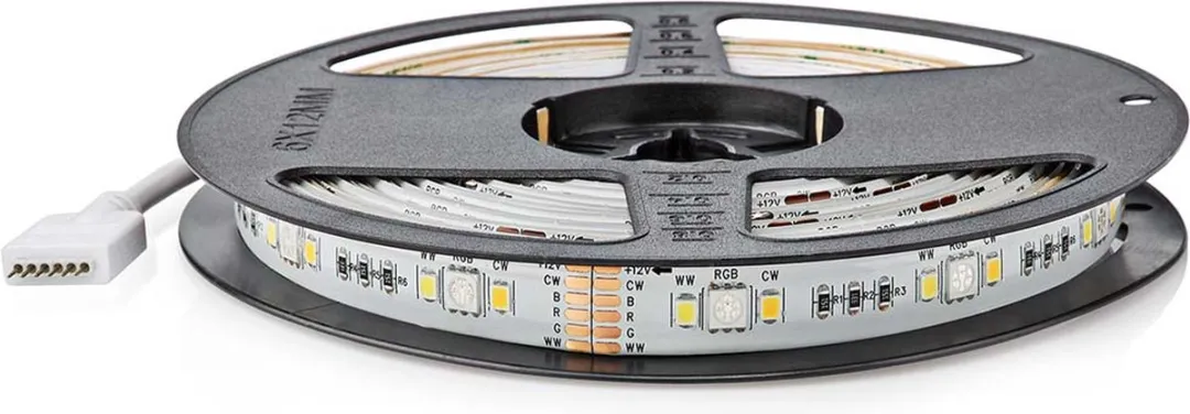 Nedis SmartLife LED Strip 5m RGB/Wit WiFi - Multicolour