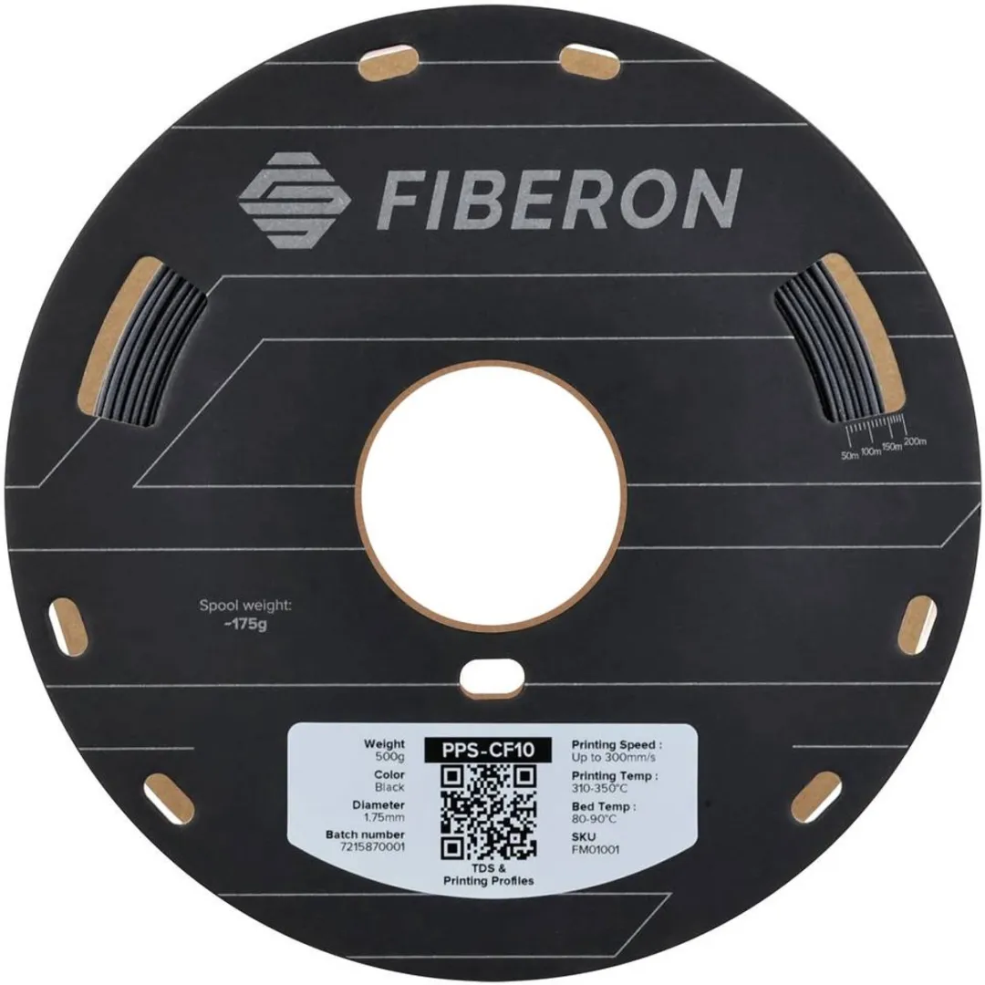 Polymaker FM01001 Fiberon PPS-CF10 Filament - Kleurloos